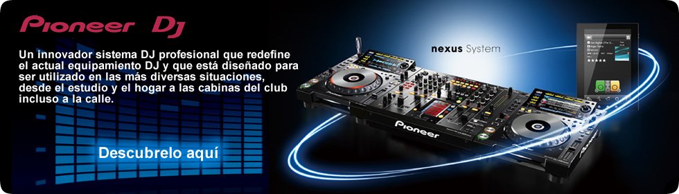 sistema dj profesional Pioneer