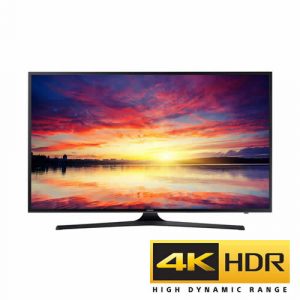 Alquiler Pantalla de LED Samsung 4K 43″. Resolución: 3840 x 2160 (4K). 2 altavoces, audio integrado + Bass reflex, 3 puertos HDMI y 2 USB