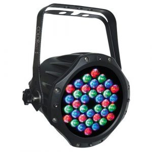 Alquiler Iluminación LED Chauvet Colorado 1 con 9-canal DMX-512 LED Wash (con direccionamiento ID). Dimmer / RGB / Strobo / Macro