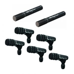 Alquiler de set de micrófonos para baterías Stage Line Drum-1Set