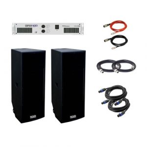 Alquiler equipo sonido HSD + Ecler 1.400W