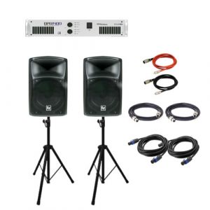 Alquiler equipo sonido Ev Zx4 + Ecler 1.400W