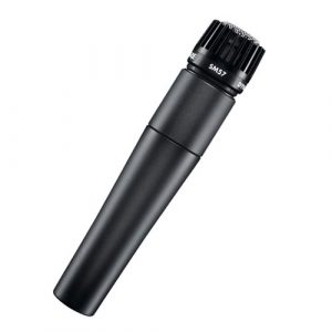 Alquiler micrófono dinámico unidireccional (cardioide) SM57 de Shure.